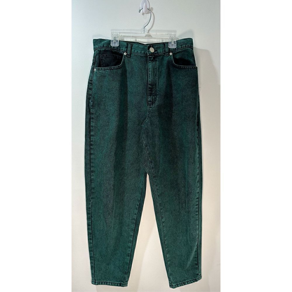 ASOS women’s green black denim jeans size 9/10. #42-1055